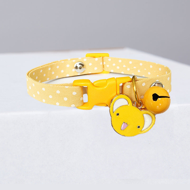 Patterned Cat Collar with Bell 01