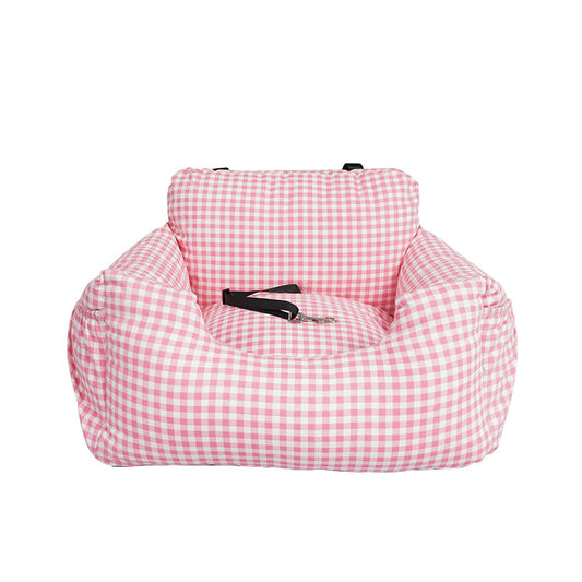 Pink_checkered_pet_bed