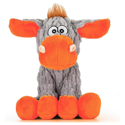 Squeaky Plush Donkey Interactive Dog Toy